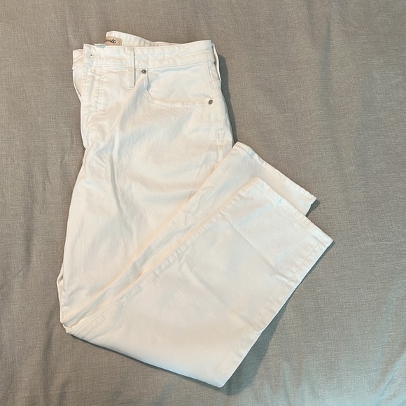 Madewell White High-rise Jeans size 33 - Picture 2 of 5